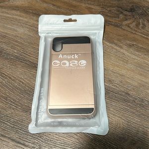 iPhone X case with hidden card holder